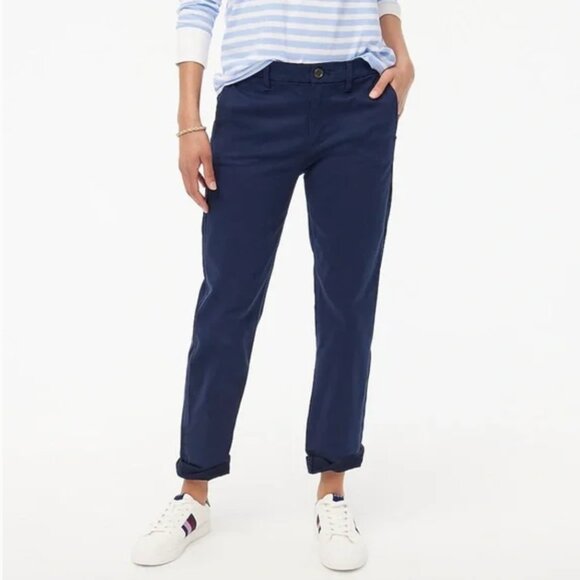 J.Crew Factory NWT high rise girlfriend chino size 0 - Picture 1 of 16